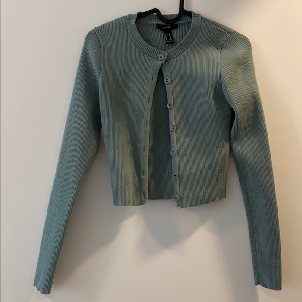 Real Cropped Cardigan